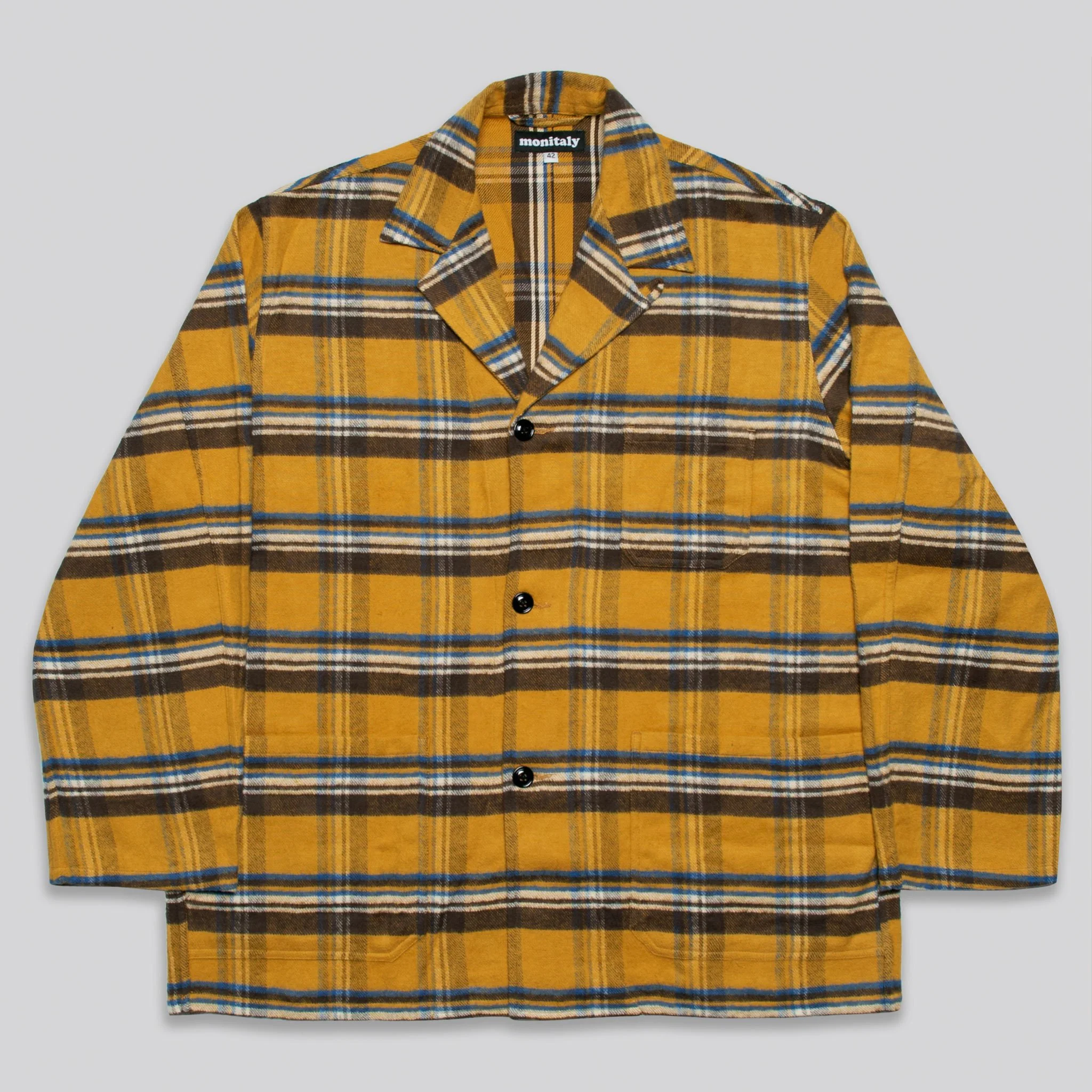 Italian Jail Jacket - Flannel Yellow — MONITALY